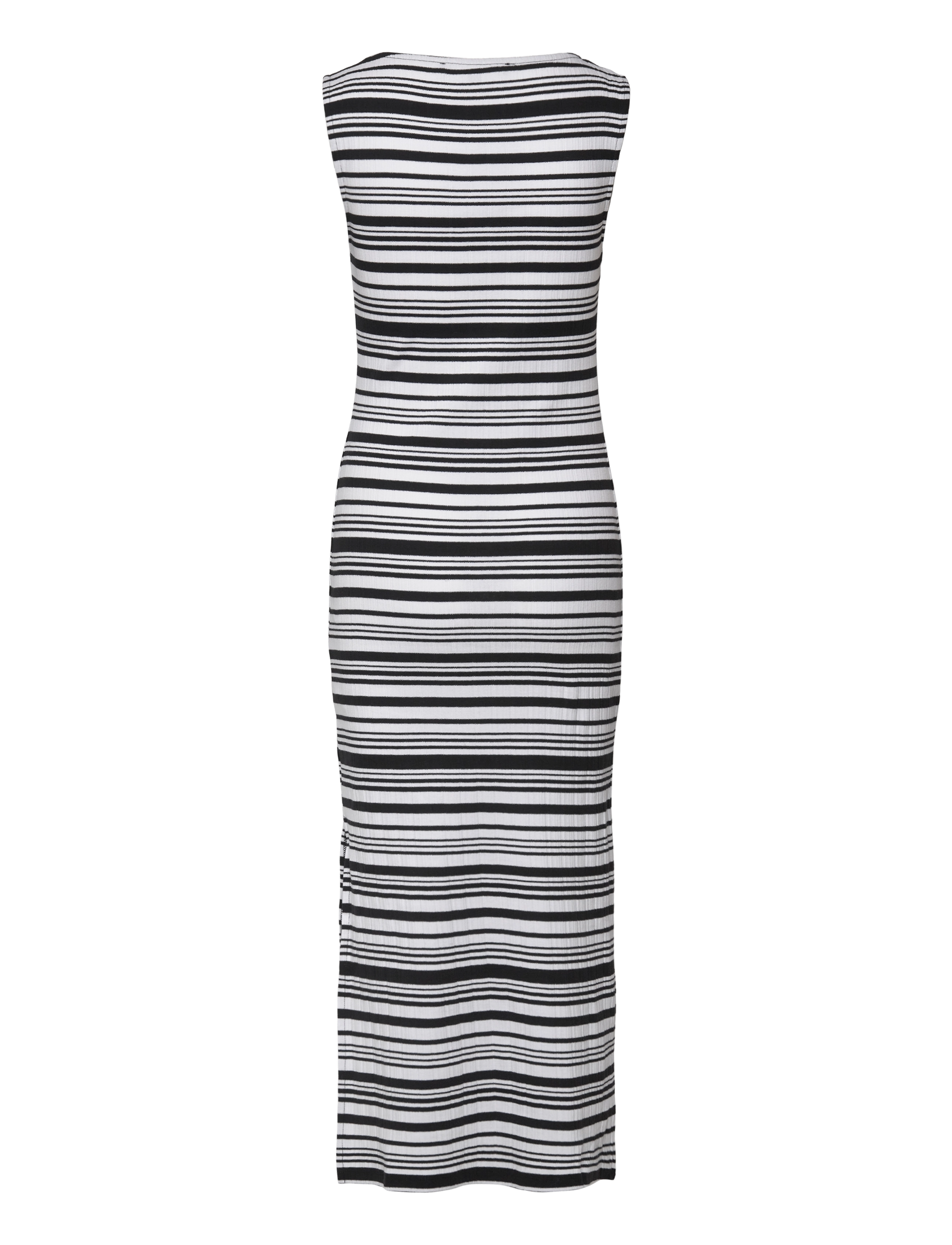 French Connection - SASIA RIB STRIPE SLVSS DRESS - black/white - 2