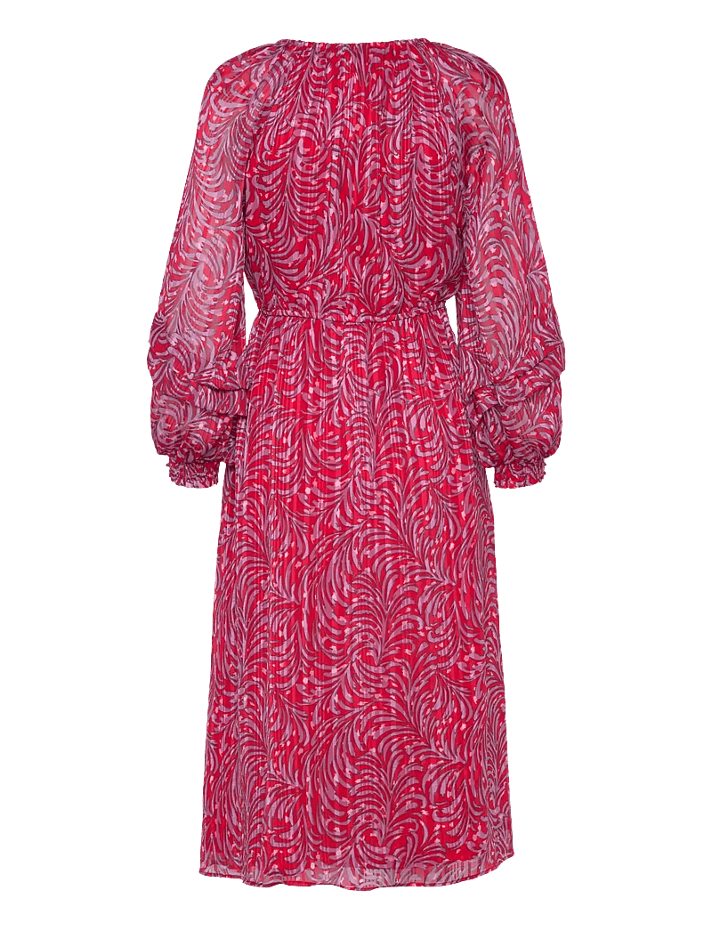 French Connection - AMY CALISTA MIDI DRESS - sommarklänningar - scarlet red multi - 1