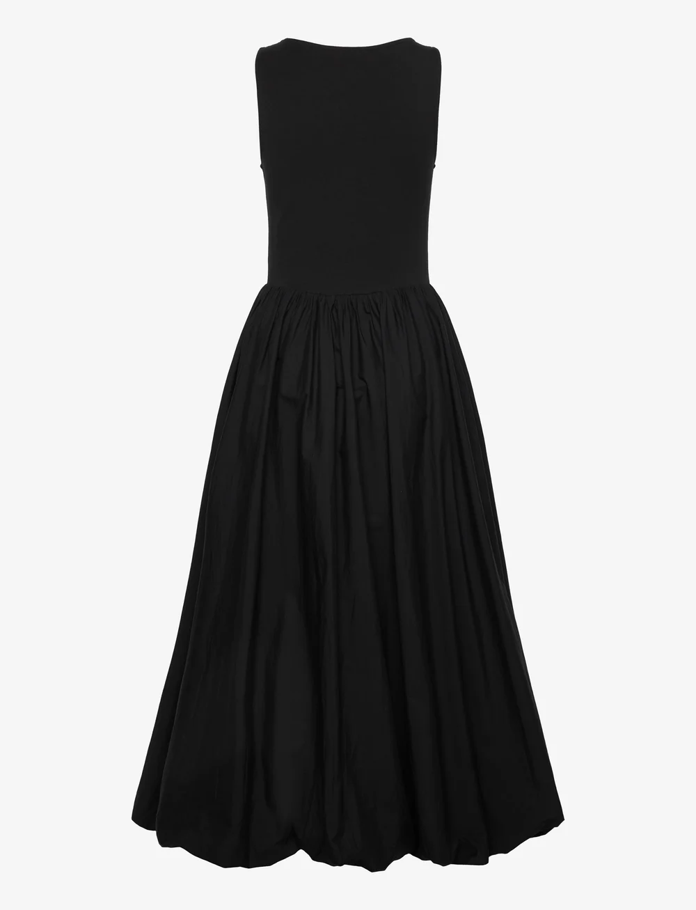 French Connection - PHOEBE JERSEY WOVEN MIX MIDI - sukienki do kolan i midi - black - 2