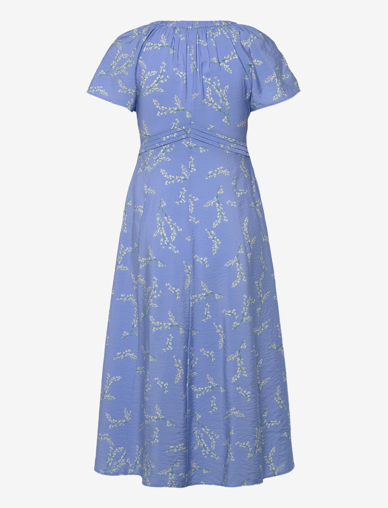 French Connection - DANIELLA FARON DRAPE V NK MIDI - sommerkleider - cornflower multi - 2