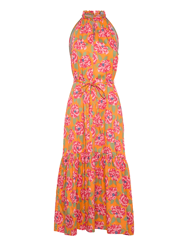 French Connection - LOUISA ALEXIS DRESS - summer dresses - orange multi - 0