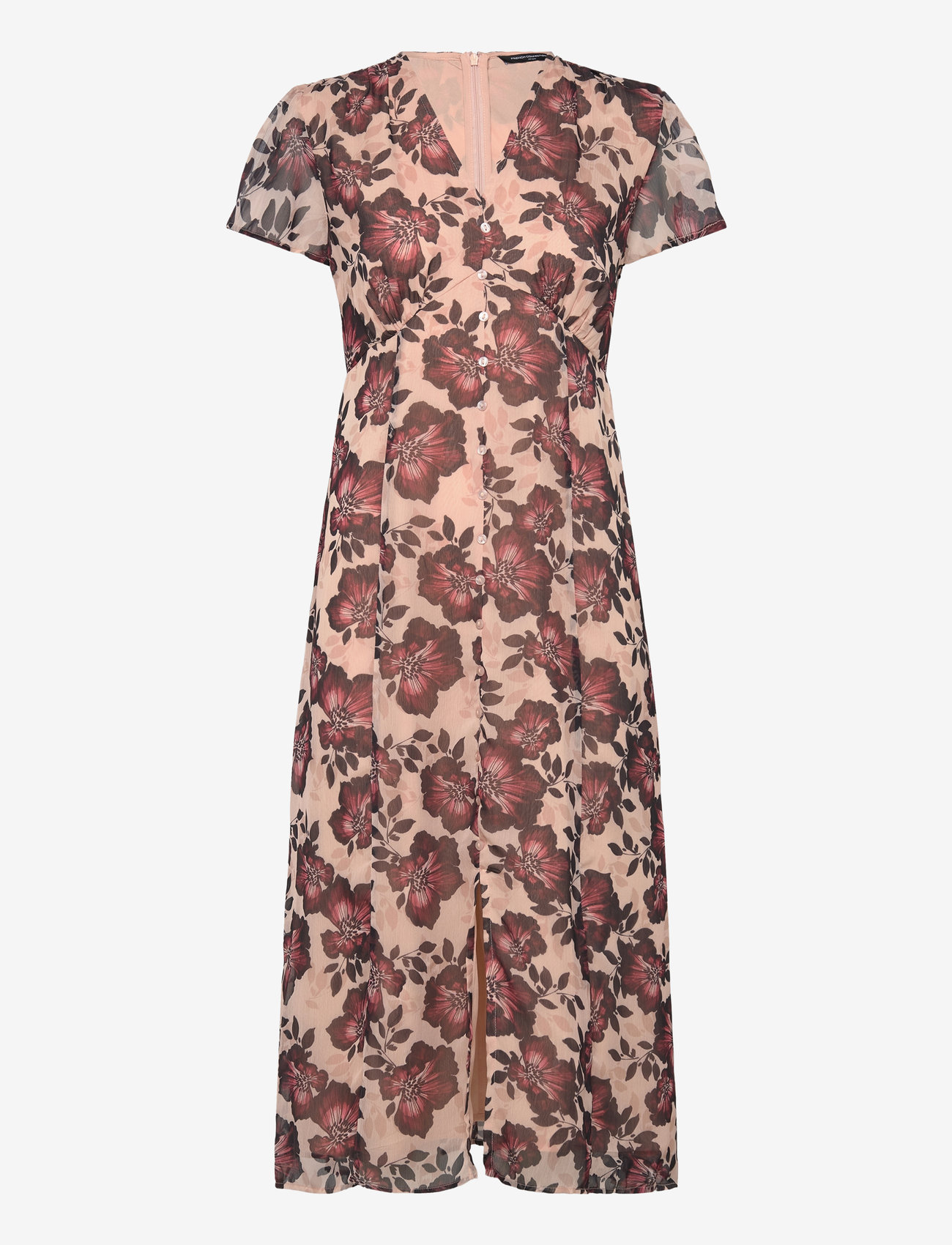 French Connection - ELYSE S/S TEA DRESS - suvekleidid - cream multi - 1