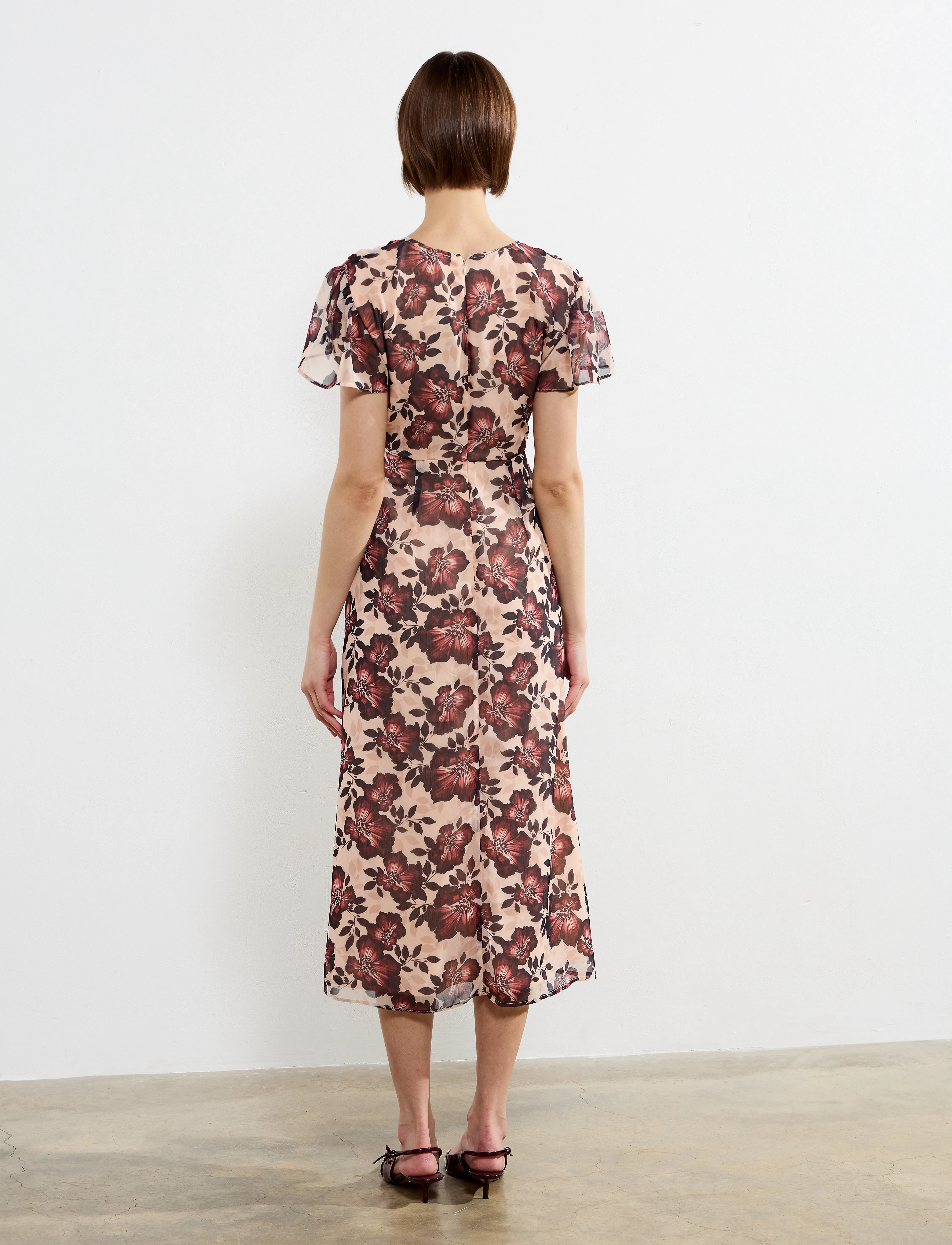French Connection - ELYSE S/S TEA DRESS - sommerkjoler - cream multi - 4