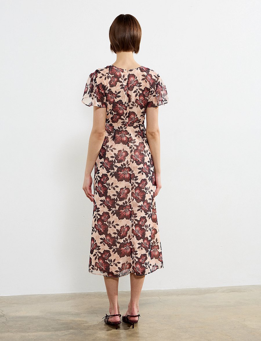 French Connection - ELYSE S/S TEA DRESS - sommerkleider - cream multi - 4