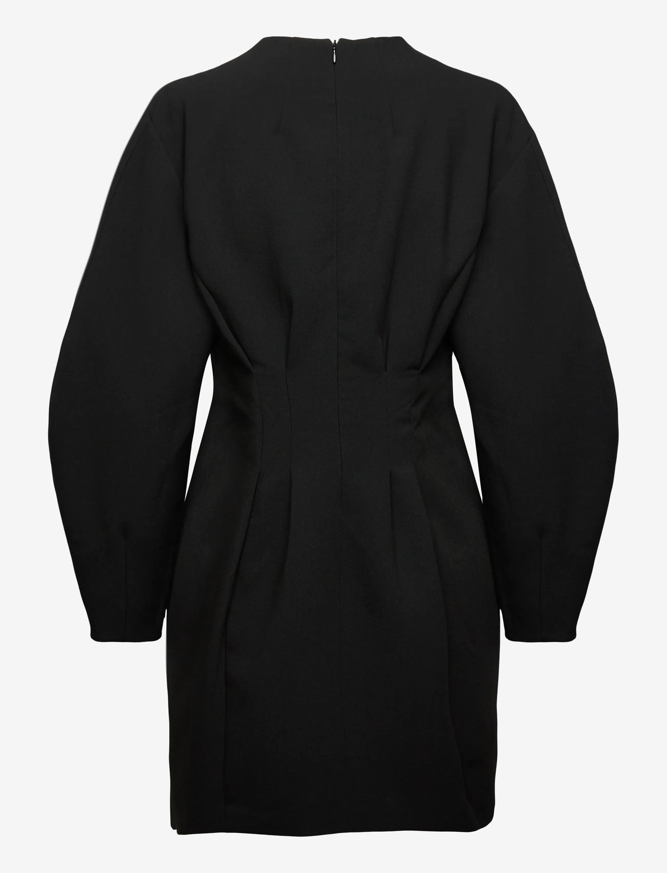 French Connection - AZRA TWILL WRAP DRESS - kurze kleider - black - 2