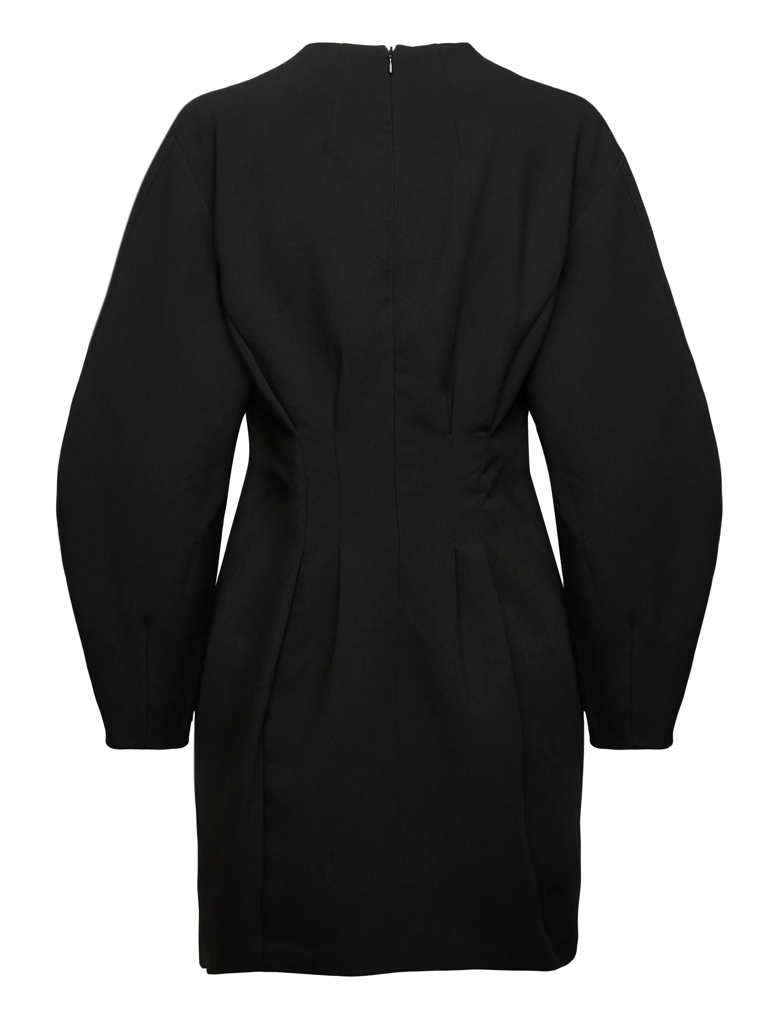 French Connection - AZRA TWILL WRAP DRESS - trumpos suknelės - black - 2