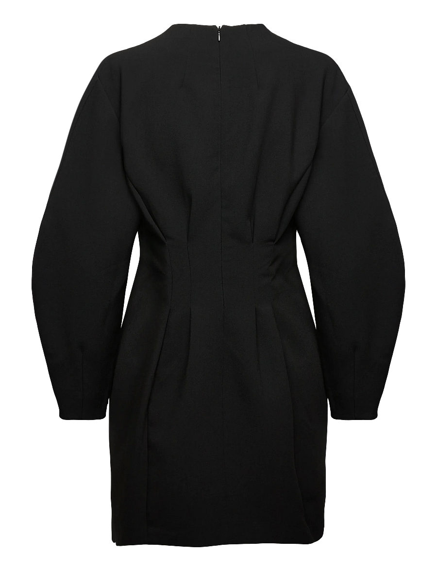 French Connection - AZRA TWILL WRAP DRESS - korta klänningar - black - 2
