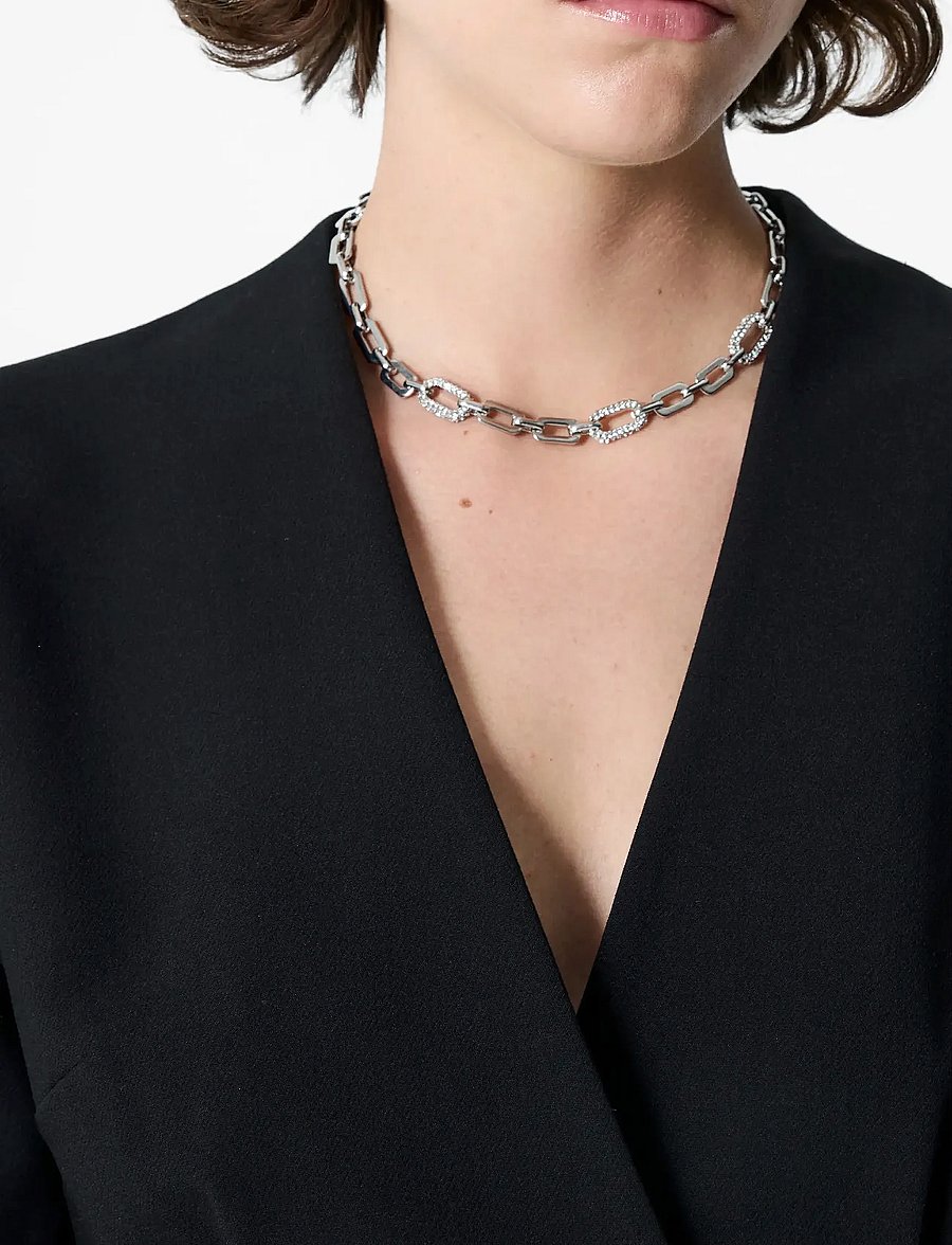 French Connection - AZRA TWILL WRAP DRESS - korta klänningar - black - 3