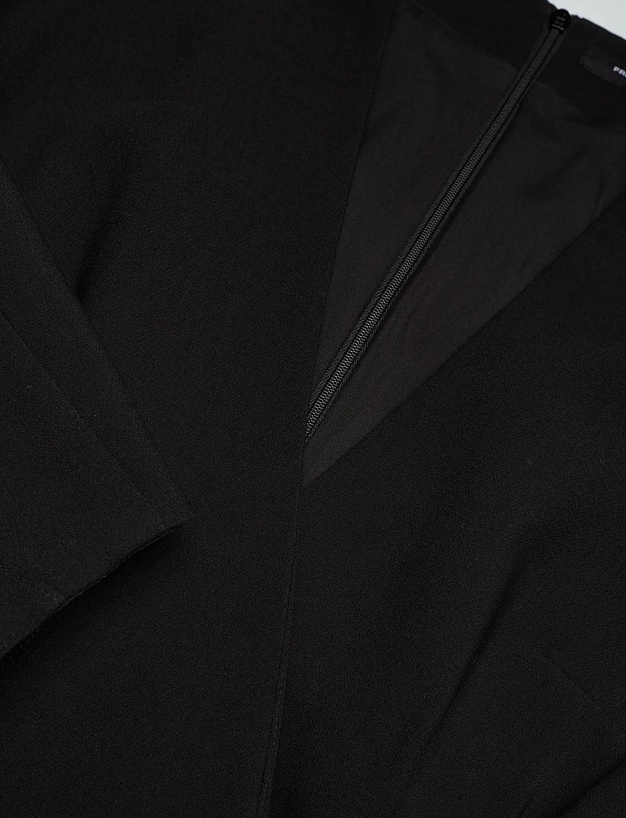 French Connection - AZRA TWILL WRAP DRESS - korta klänningar - black - 5