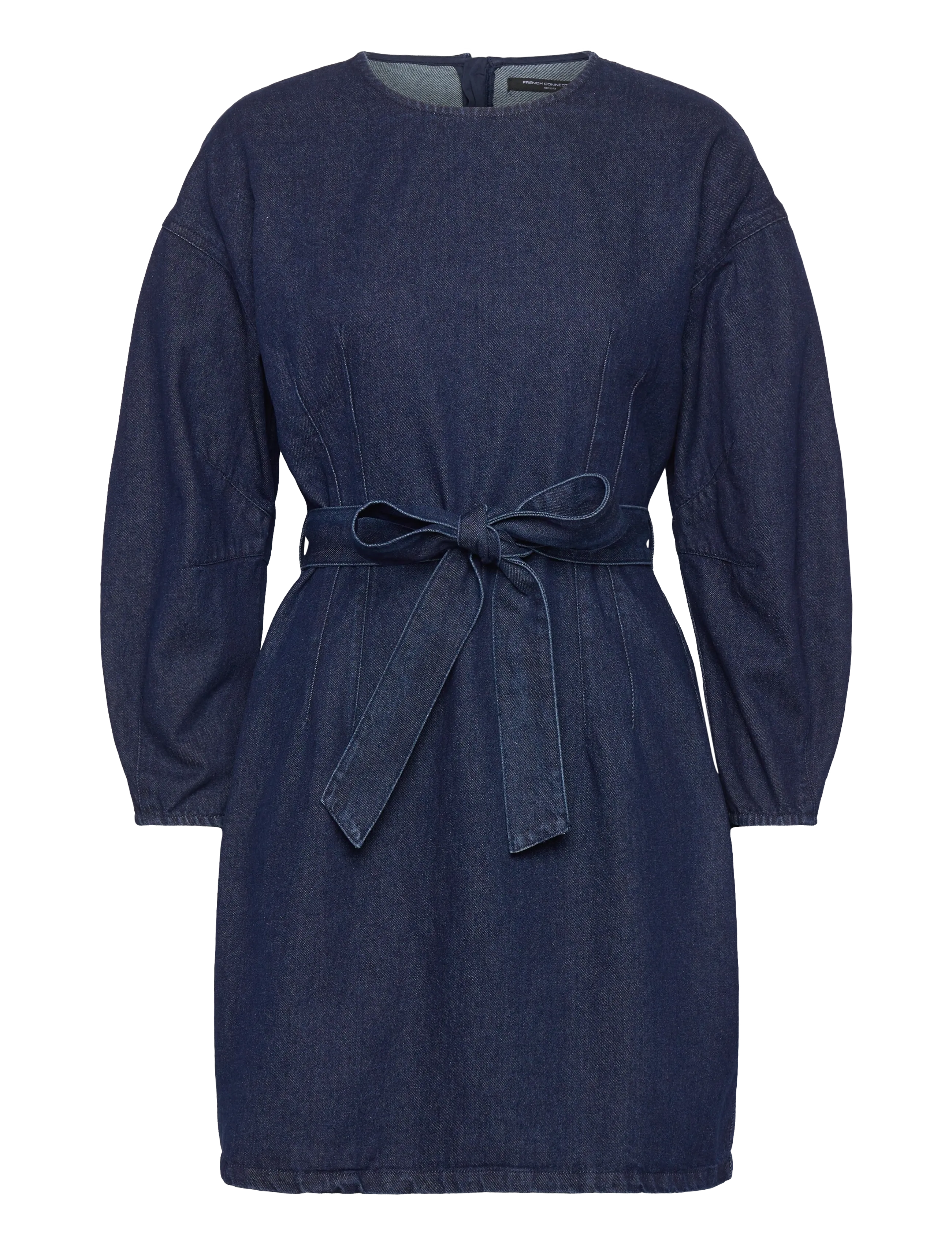 FRENCH CONNECTION Leighton Denim Banana Slv Dres Navy - 40 - Damen