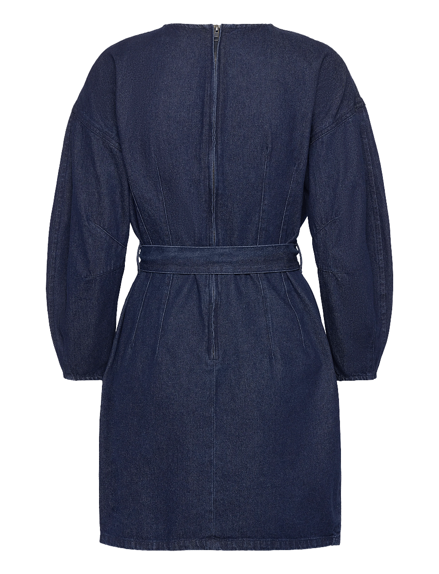 French Connection - LEIGHTON DENIM BANANA SLV DRES - robes en jeans - dark indigo - 2