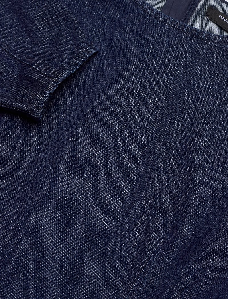French Connection - LEIGHTON DENIM BANANA SLV DRES - jeanskleider - dark indigo - 4