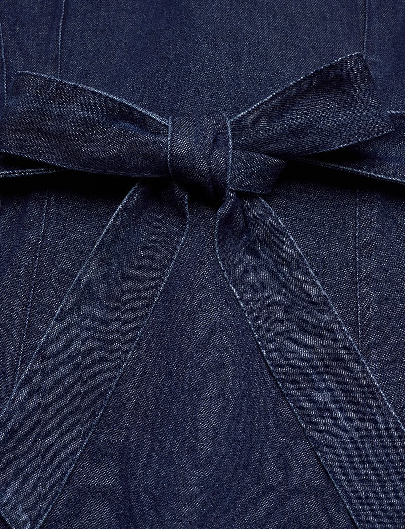 French Connection - LEIGHTON DENIM BANANA SLV DRES - jeanskleider - dark indigo - 5