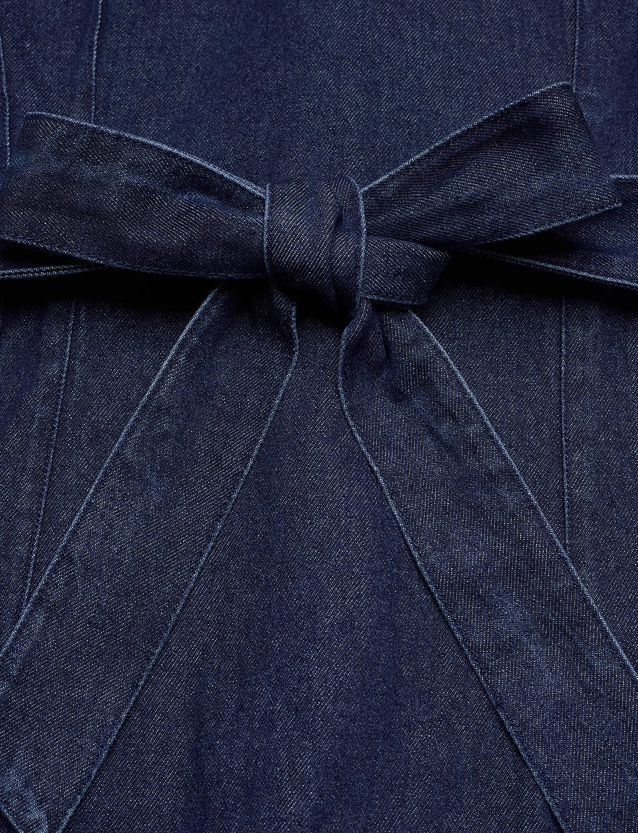 French Connection - LEIGHTON DENIM BANANA SLV DRES - robes en jeans - dark indigo - 5