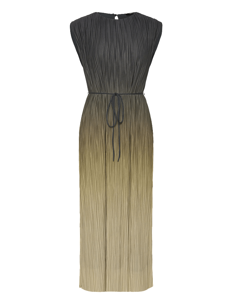 French Connection - XENA PLEATED OMBRE MIDI DRESS - cocktail-mekot - khaki ombre - 1