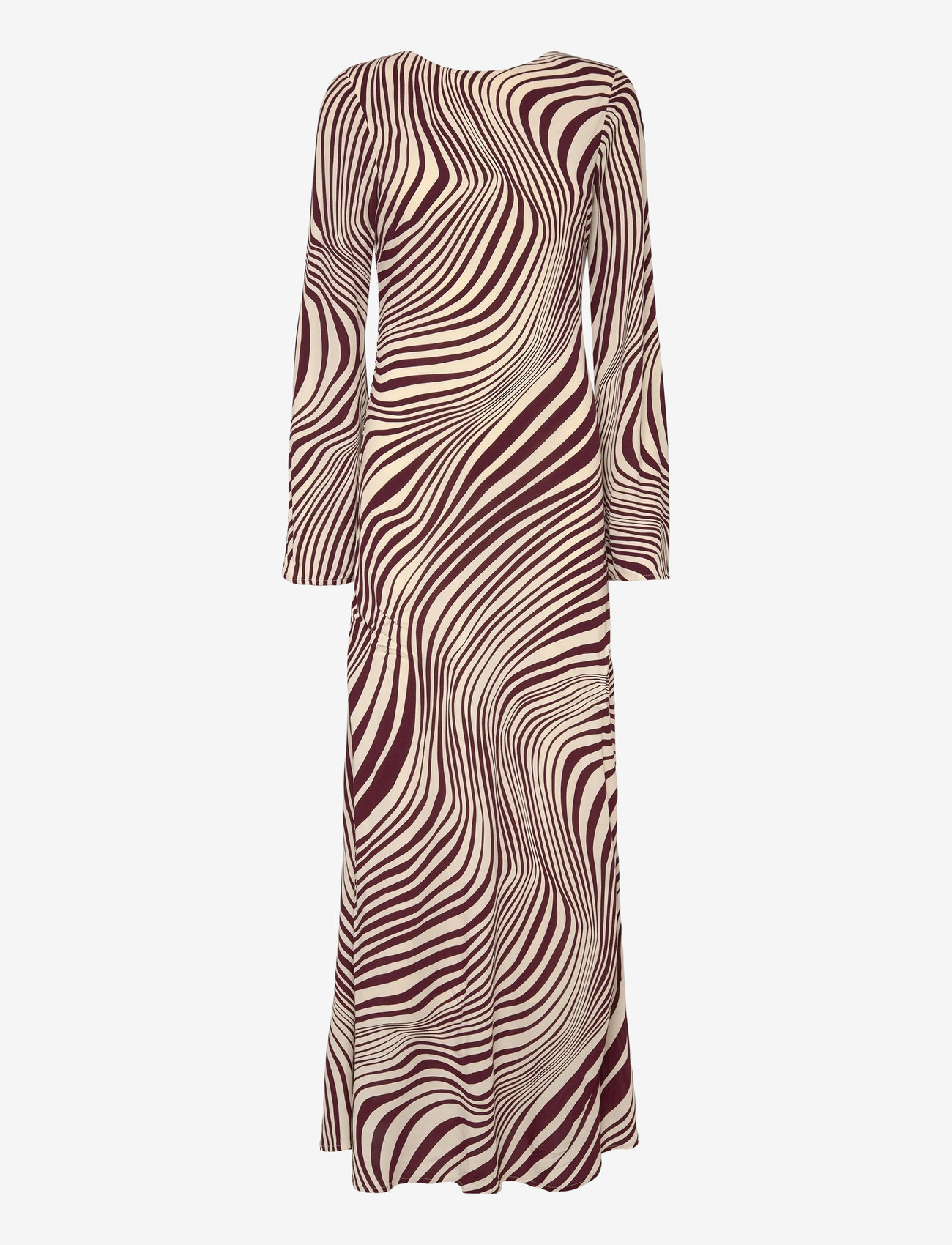 French Connection ZIGGY LARA VISCOSE DRESS - Maksikleidid - BORDEAUX RED/PORCELA / white