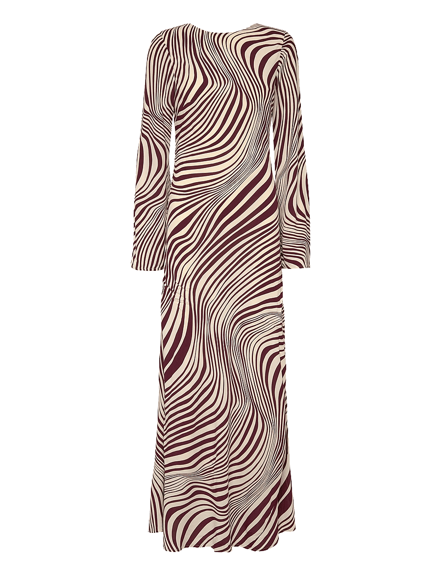 French Connection - ZIGGY LARA VISCOSE DRESS - maxi kjoler - bordeaux red/porcela - 1