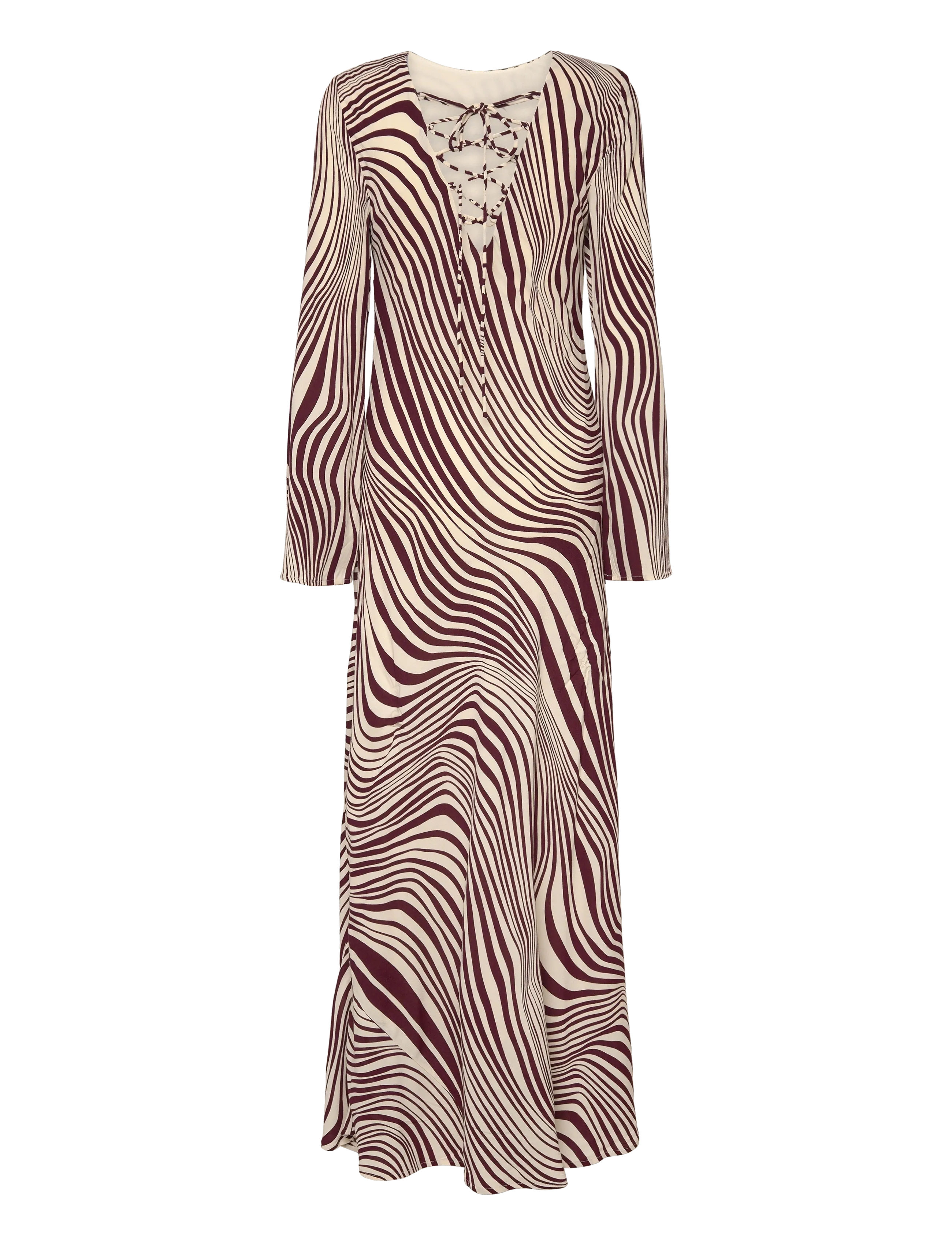 French Connection - ZIGGY LARA VISCOSE DRESS - maksikleidid - bordeaux red/porcela - 2