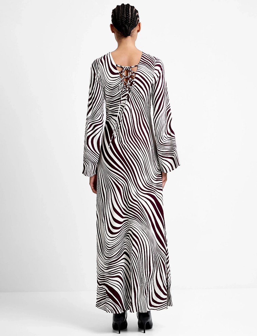 French Connection - ZIGGY LARA VISCOSE DRESS - maxi kjoler - bordeaux red/porcela - 4