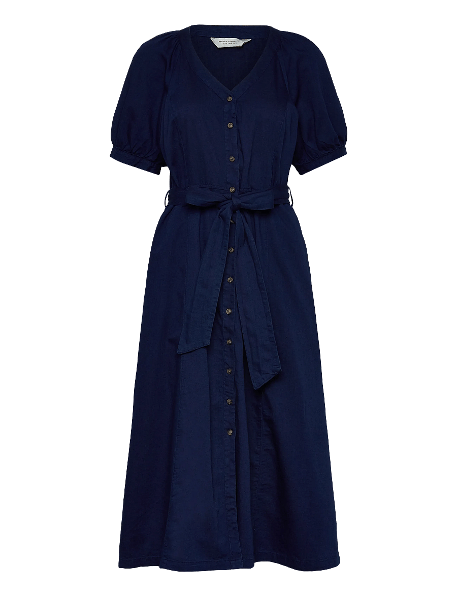 French Connection - ZAVES CHAMBRAY SS DRESS - särkkleidid - chambray blue - 1