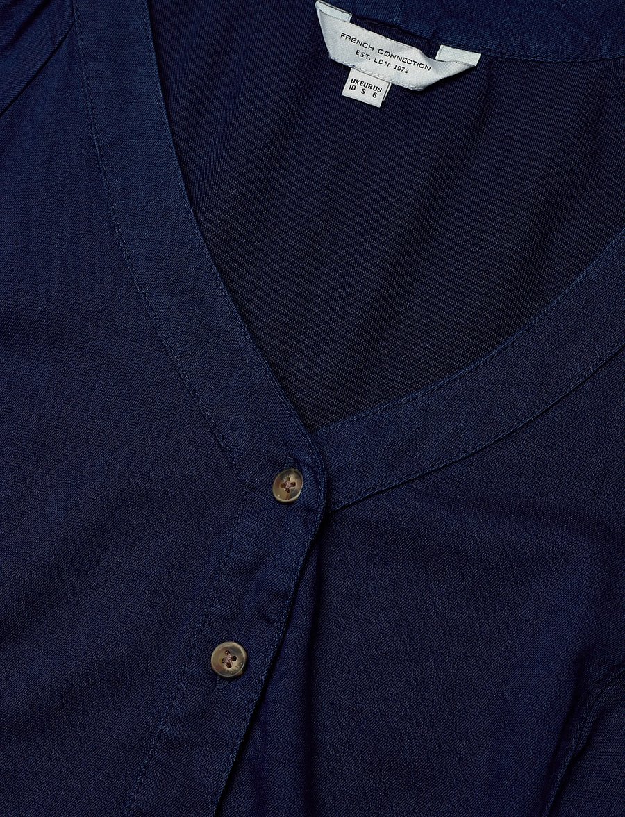 French Connection - ZAVES CHAMBRAY SS DRESS - särkkleidid - chambray blue - 5