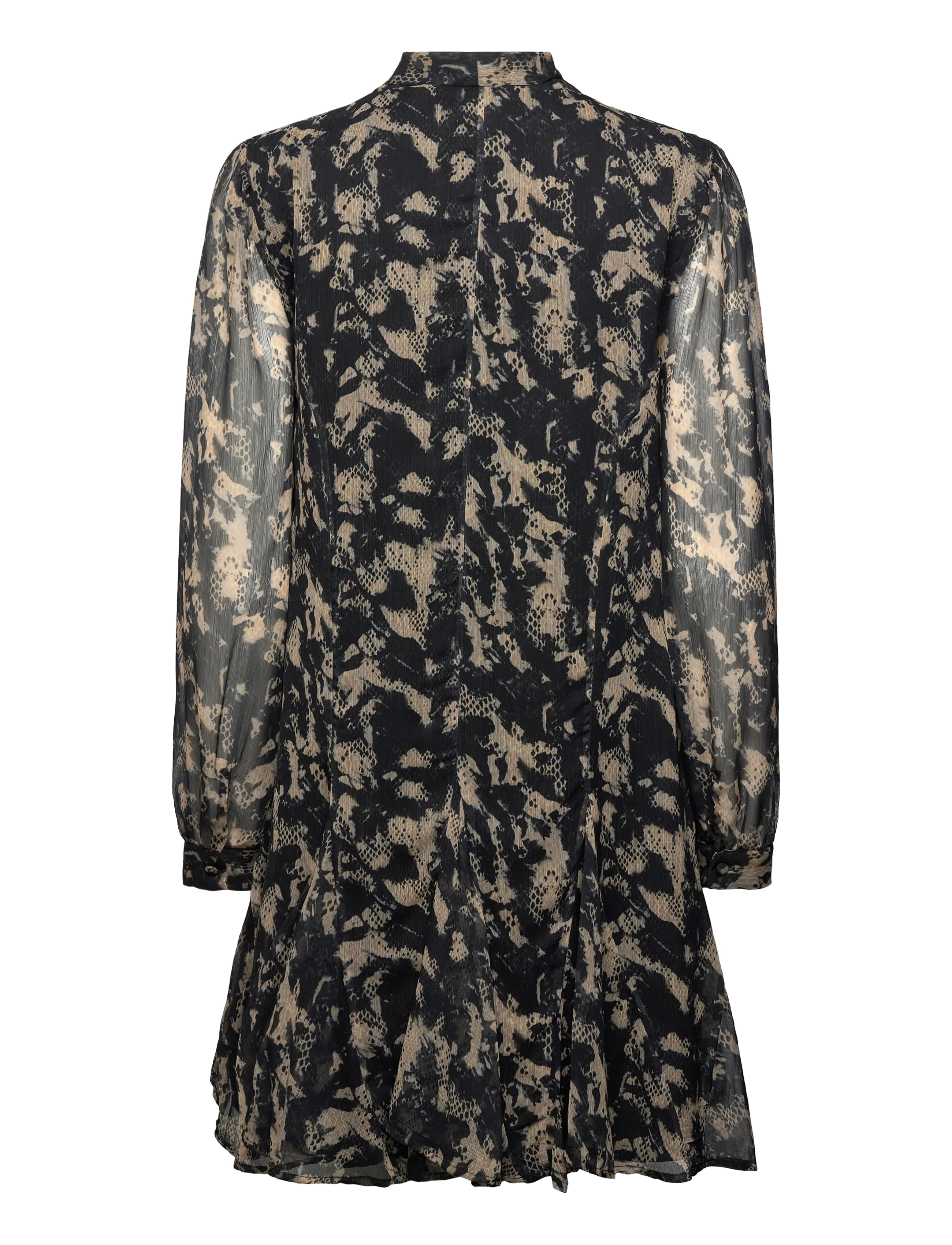 French Connection - HALLIE CRINKLE CHIFFON DRESS - hemdkleider - yellow multi - 2