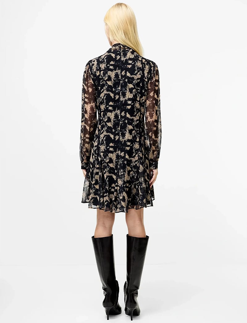 French Connection - HALLIE CRINKLE CHIFFON DRESS - hemdkleider - yellow multi - 4