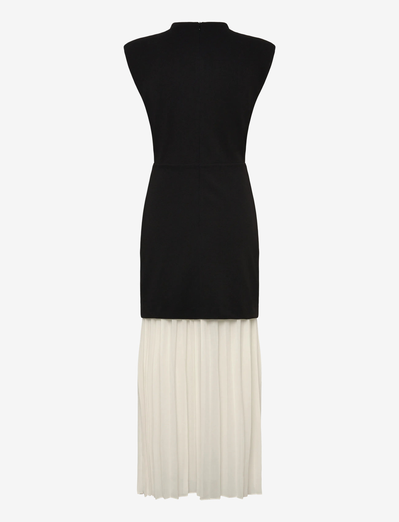 French Connection - ZION PLEATED SKIRT DRESS - black/porcelain crea - 2