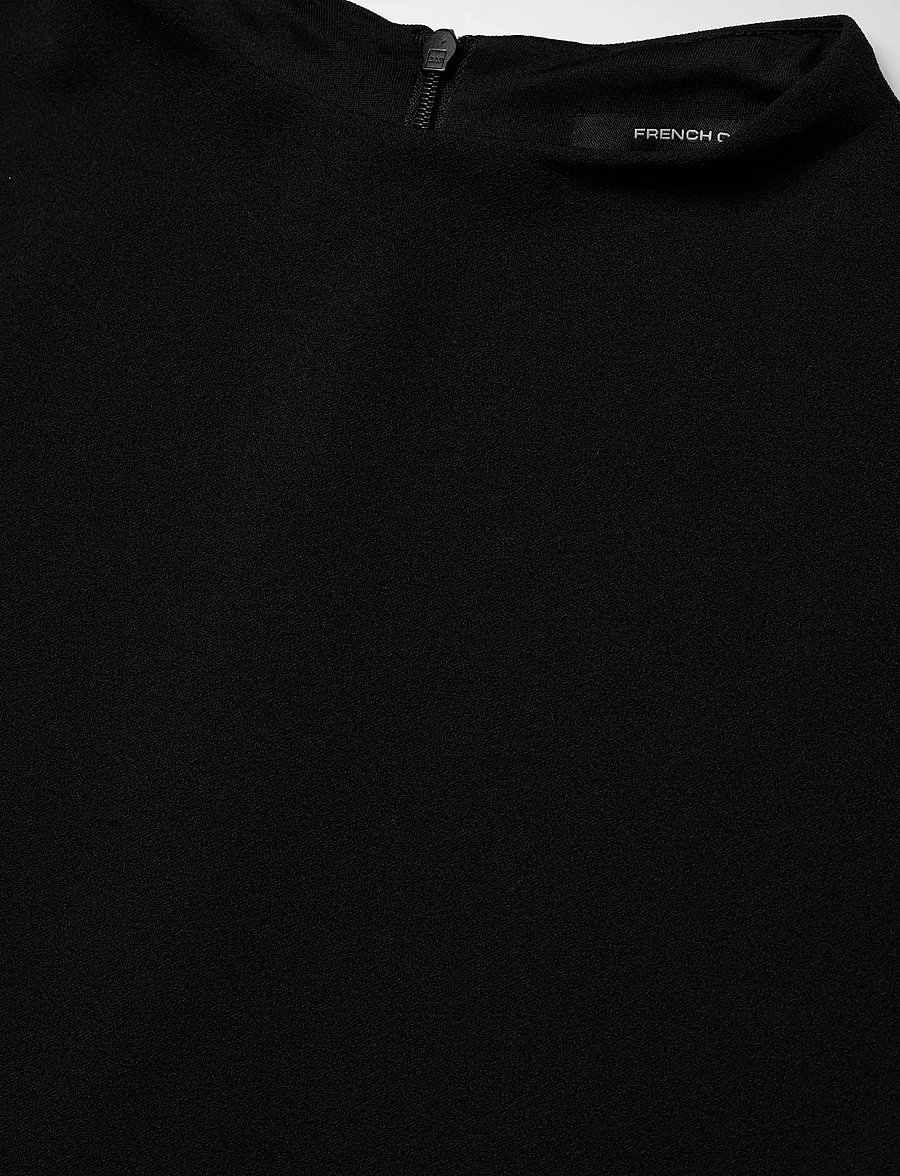 French Connection - ZION PLEATED SKIRT DRESS - midi dresses - black/porcelain crea - 5