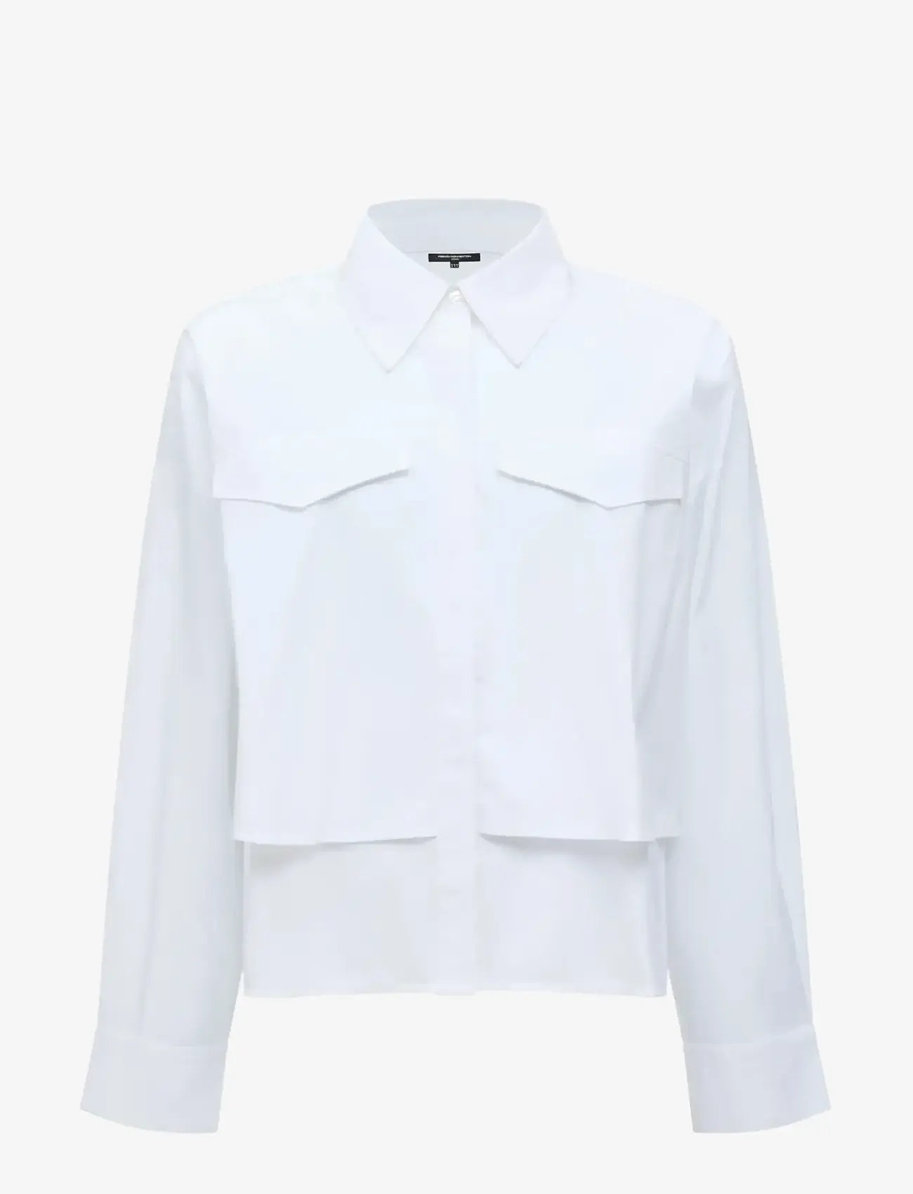 French Connection - CAMBRIA MILLA MIX SHIRT - langærmede skjorter - linen white - 1