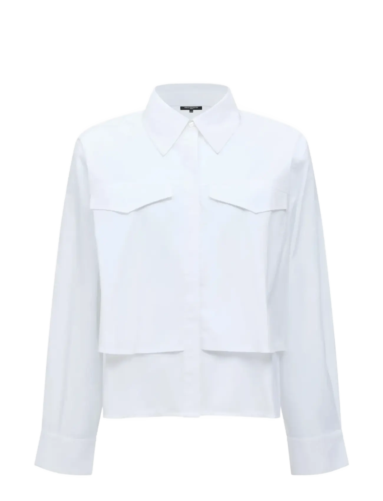 French Connection CAMBRIA MILLA MIX SHIRT - Blouses & Shirts - LINEN WHITE / white