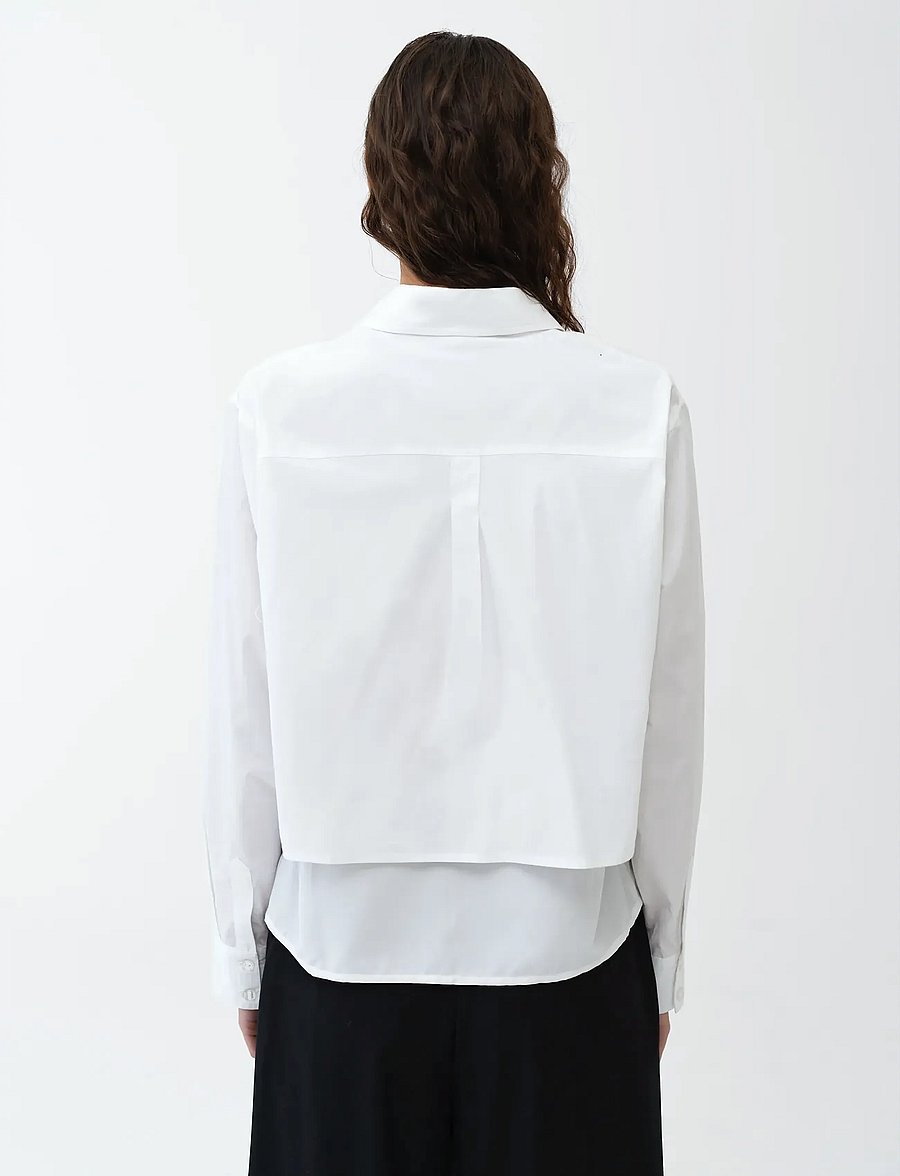 French Connection - CAMBRIA MILLA MIX SHIRT - langärmlige hemden - linen white - 3