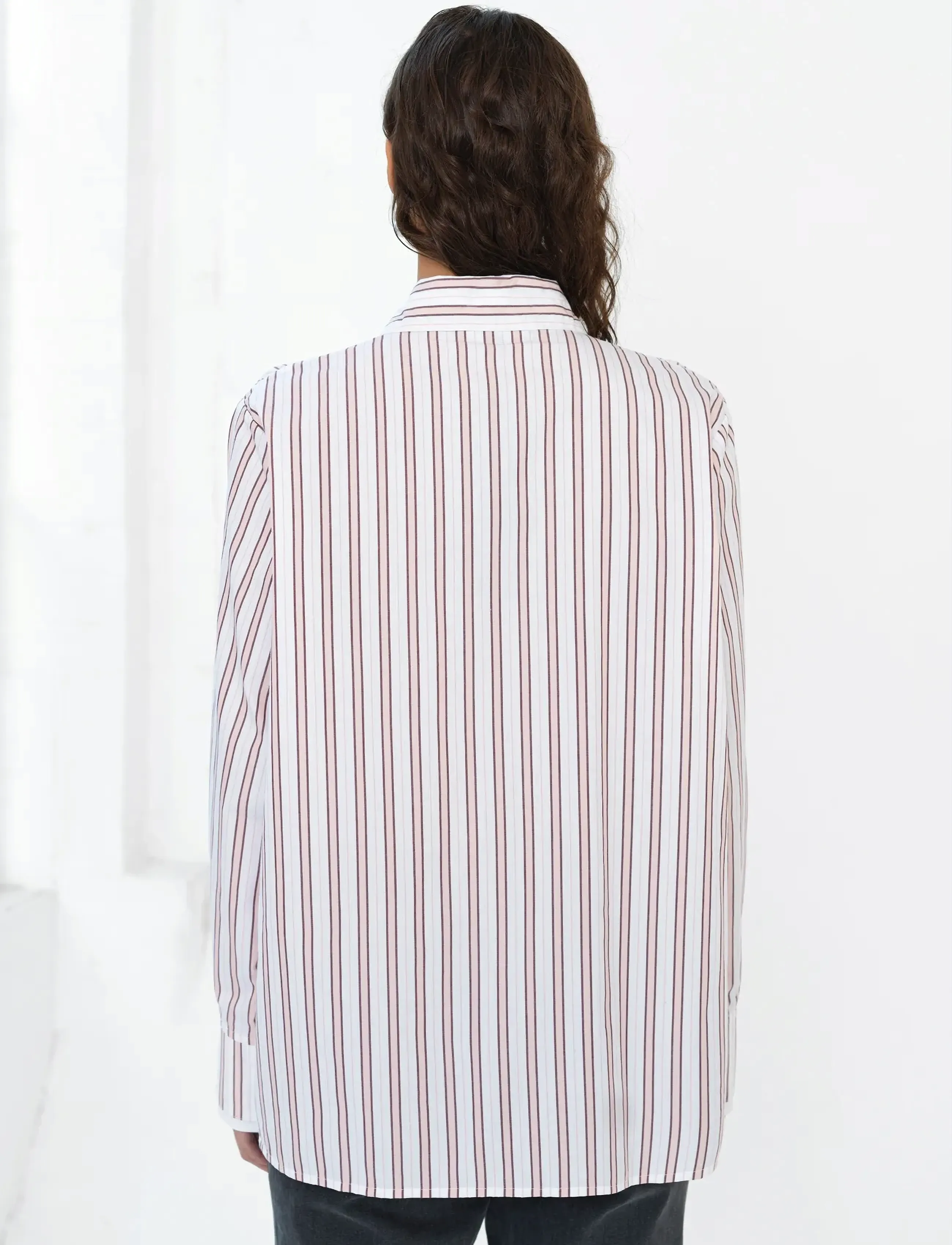 French Connection - CAMBRIA COTTON PINTUCK SHIRT - langærmede skjorter - powder pink multi - 3