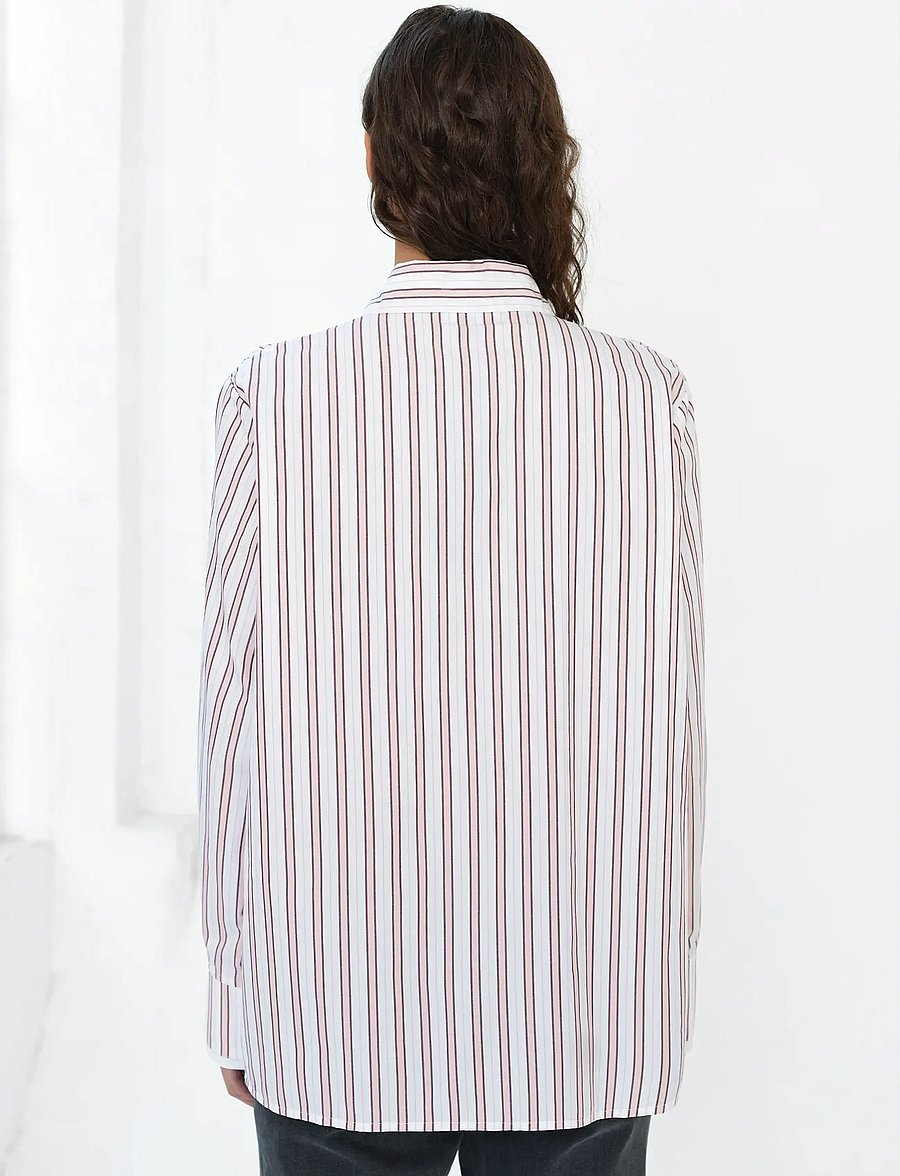 French Connection - CAMBRIA COTTON PINTUCK SHIRT - langærmede skjorter - powder pink multi - 3