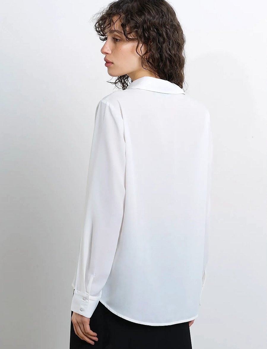 French Connection - MILA GGT 3D FLORAL SHIRT - pitkähihaiset kauluspaidat - summer white - 4