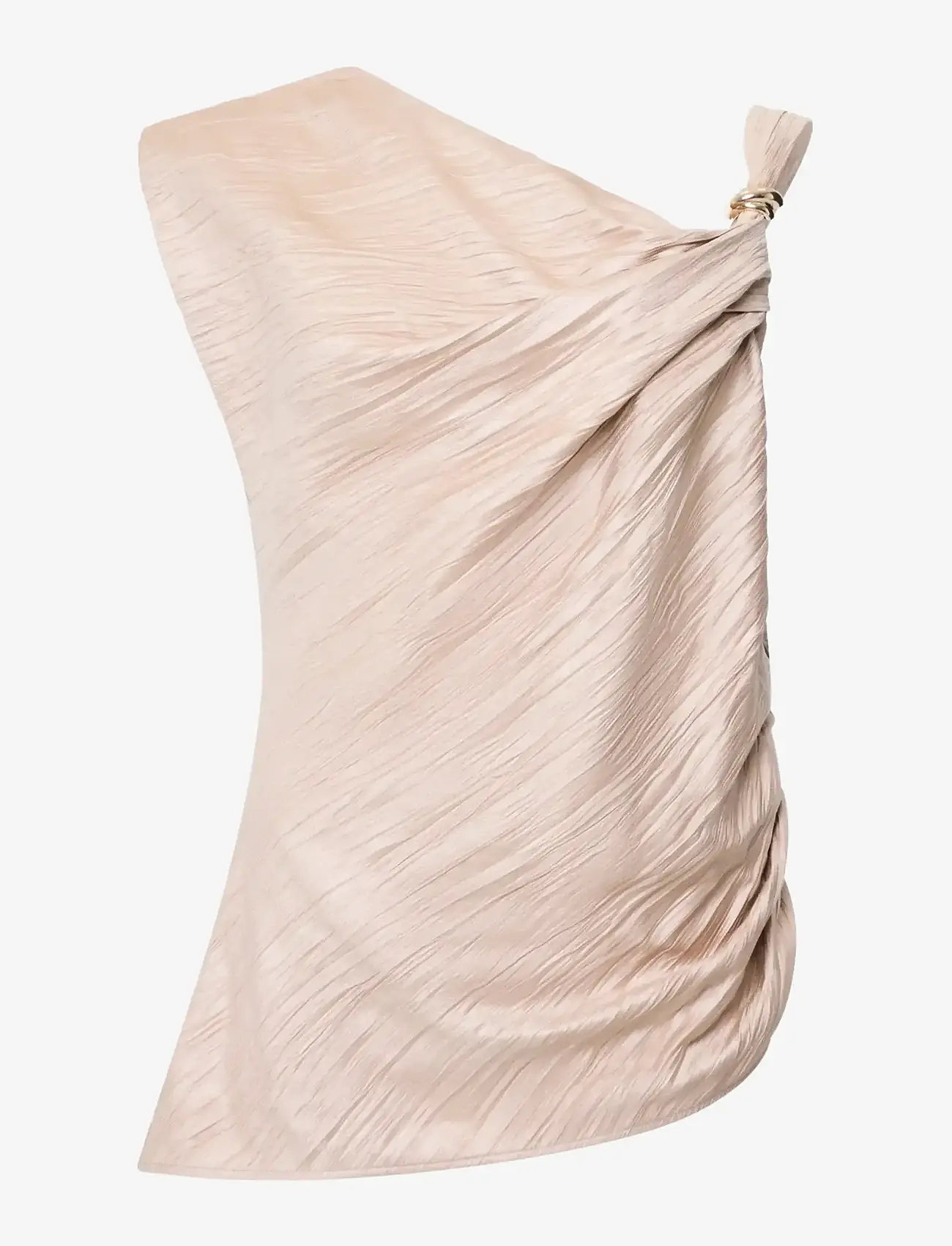 French Connection - NOVIE ASYMMETRIC TOP - sleeveless tops - warm neutral - 1