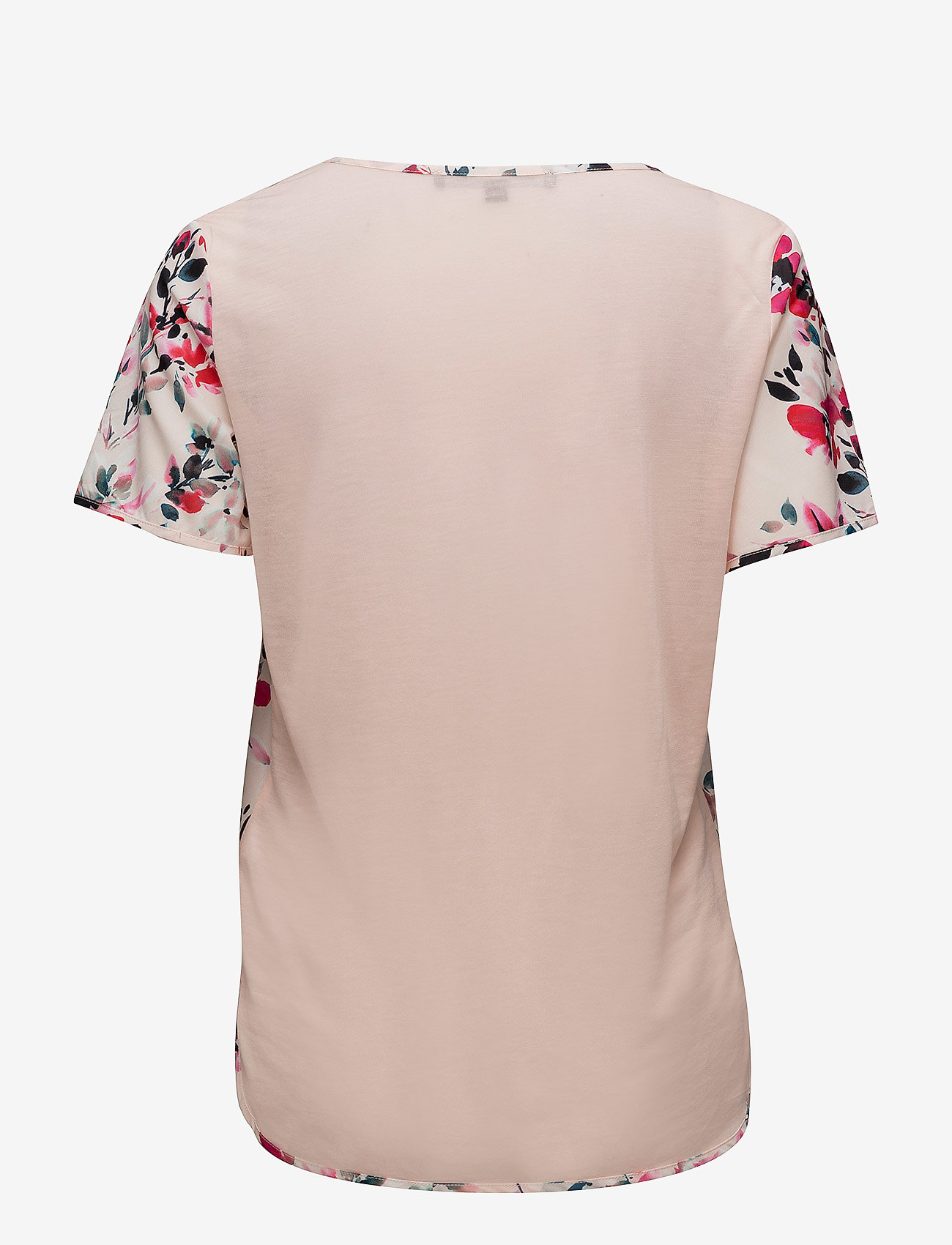 French Connection - LINOSA CREPE LIGHT SS TEE - kortermede bluser - barley pink - 1