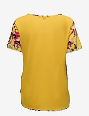 French Connection - LINOSA CREPE LIGHT SS TEE - blouses korte mouwen - citrus - 1