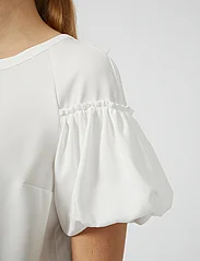 French Connection - CREPE LIGHT PUFF SLEEVE TOP - t-shirts - summer white - 3