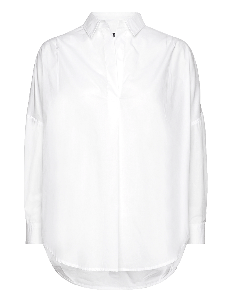 French Connection - RHODES L/S POPOVER - long-sleeved shirts - linen white - 1