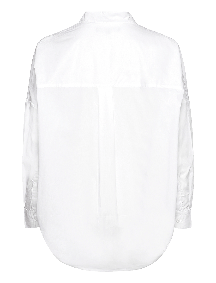 French Connection - RHODES L/S POPOVER - pikkade varrukatega särgid - linen white - 2