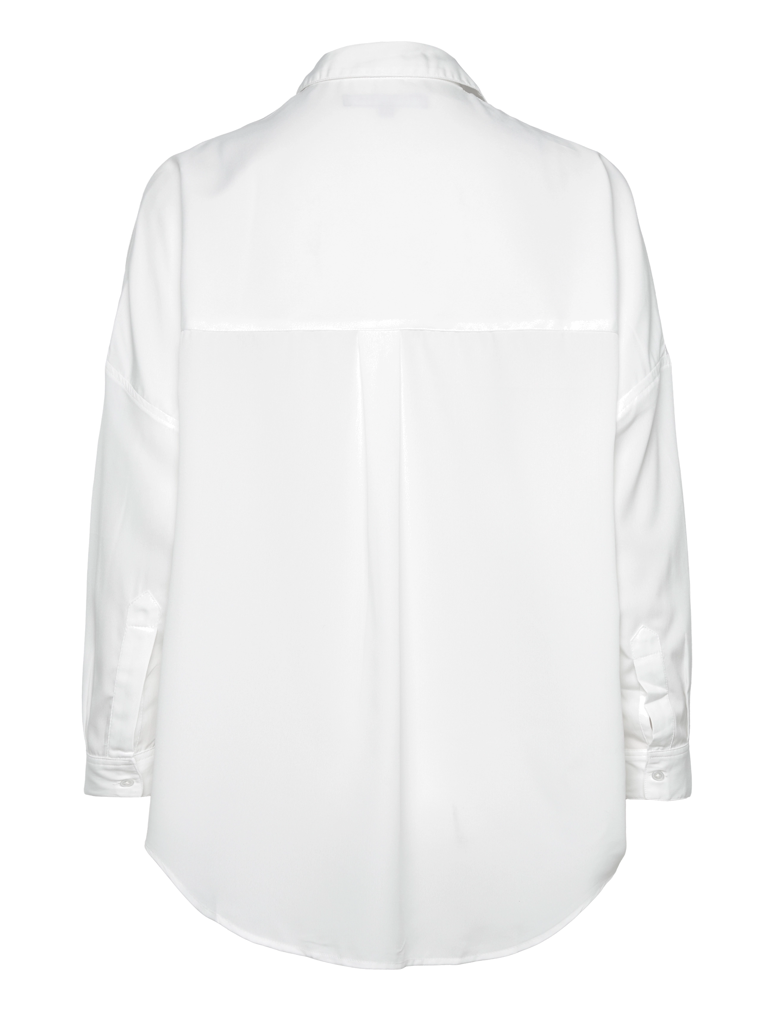 French Connection - RHODES RECYCLED CREPE POPOVER - langærmede skjorter - winter white - 2