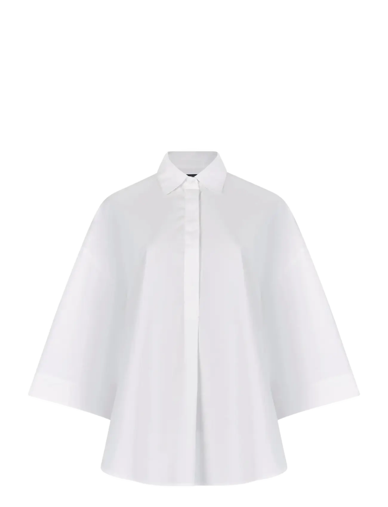 FRENCH CONNECTION Rhodes Poplin Ss Popover Weiß - L - Damen