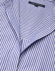 French Connection - RHODES POP STRP SS POPOVR - kortärmade skjortor - linen white/marine - 5