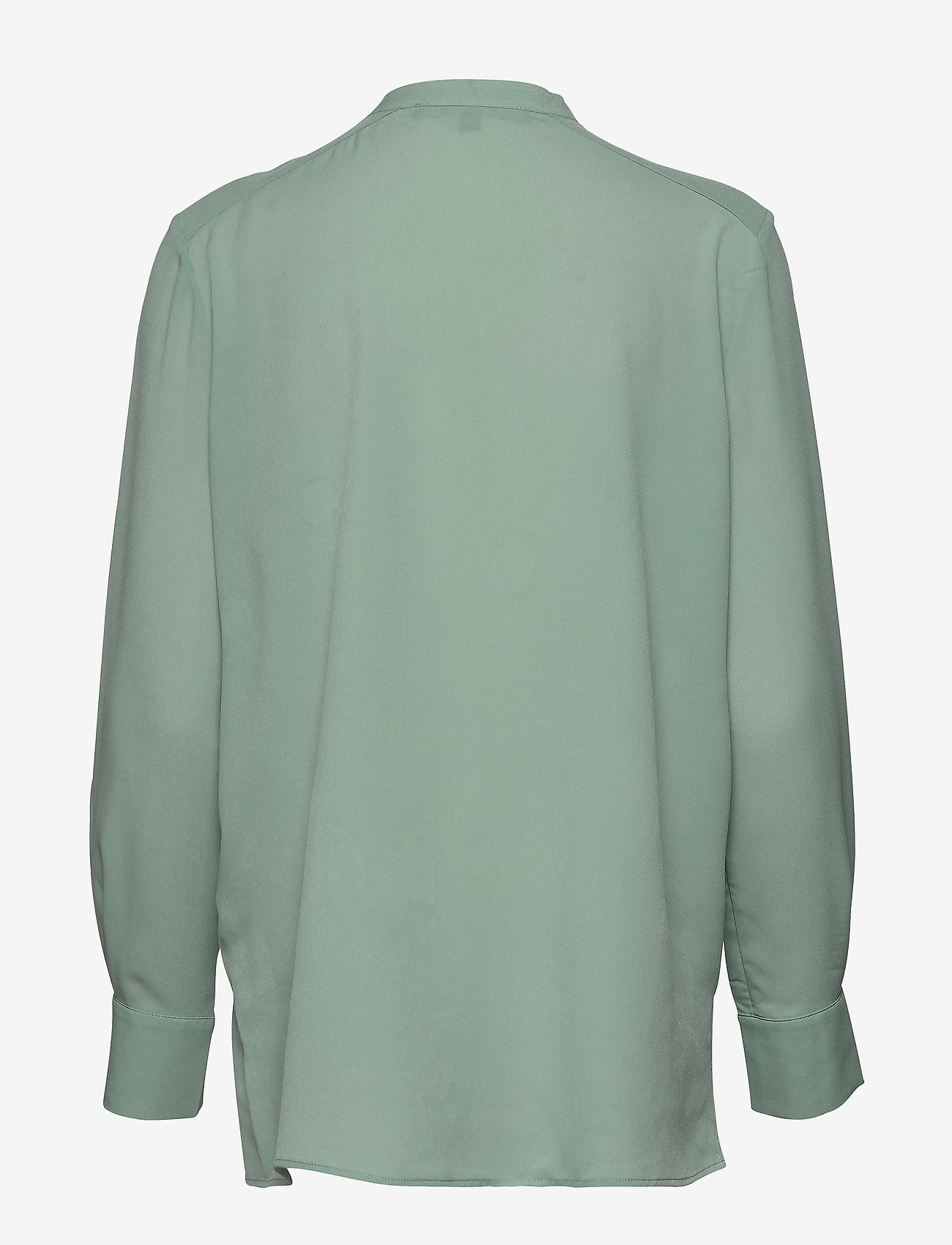 French Connection - ELNA LIGHT RUFFLE SHIRT - silver blue - 1