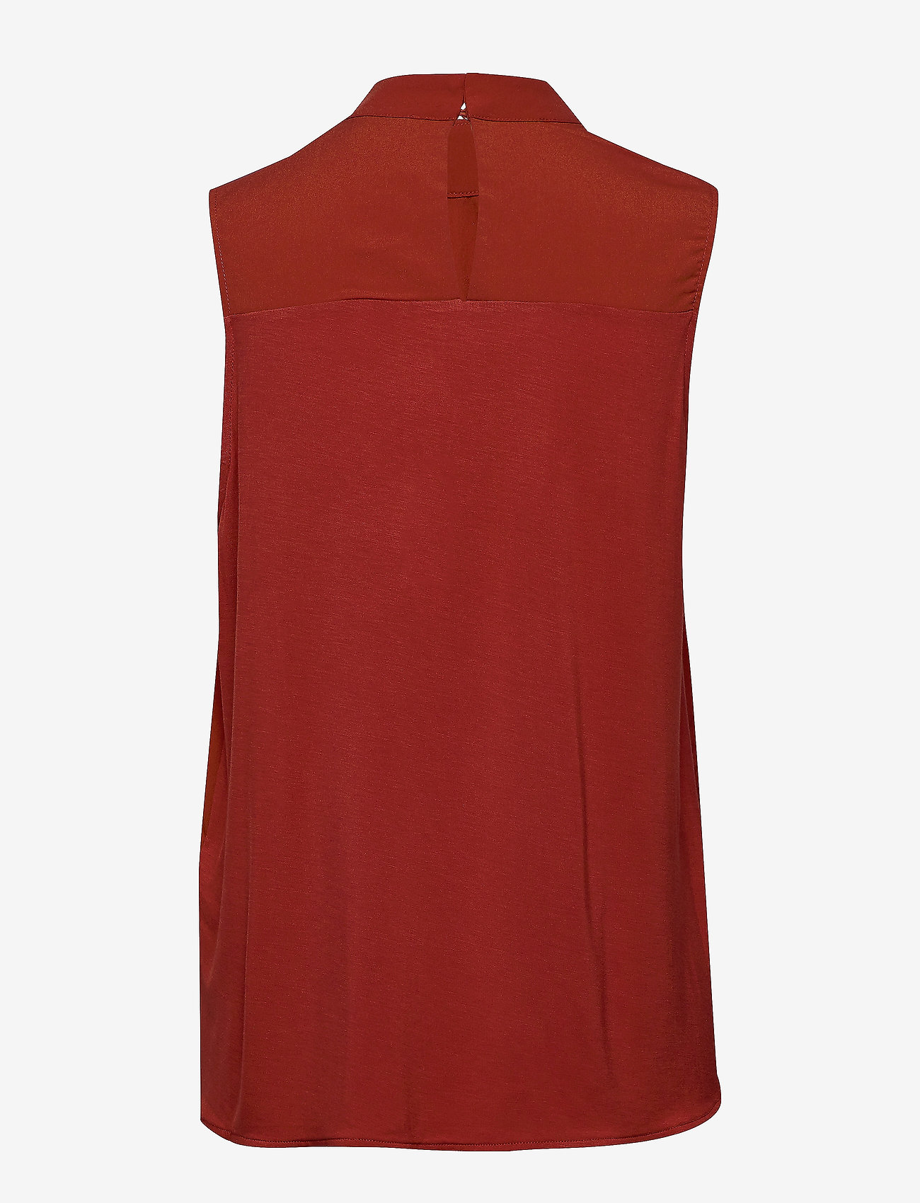 French Connection - ABENA LIGHT MOCK NK SLVS TOP - red ochre - 1