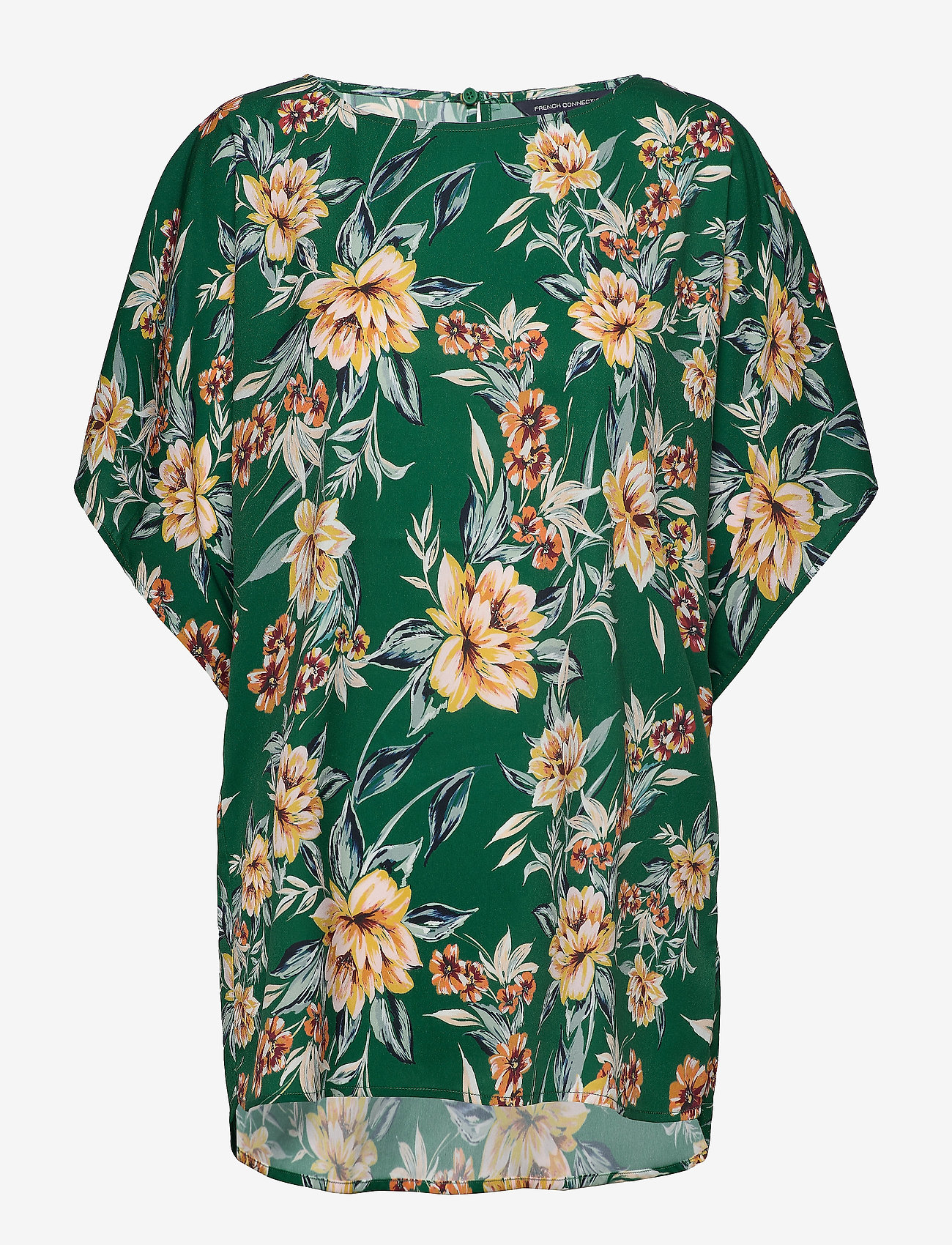 French Connection - CLARIBEL LIGHT S/SL BLTD TOP - evergreen multi - 2