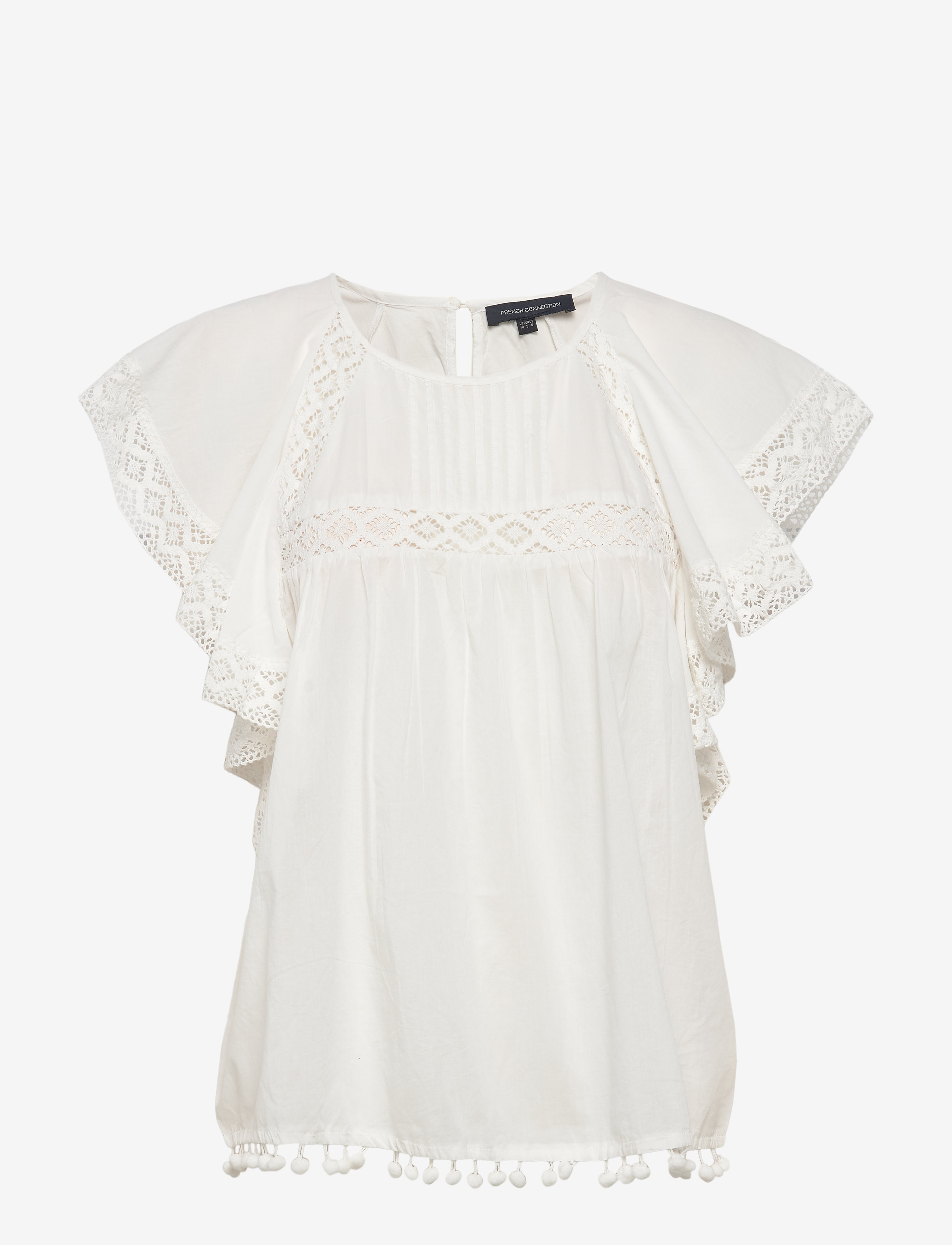 French Connection - CADENZA FRILL DETAIL TOP - summer white - 0