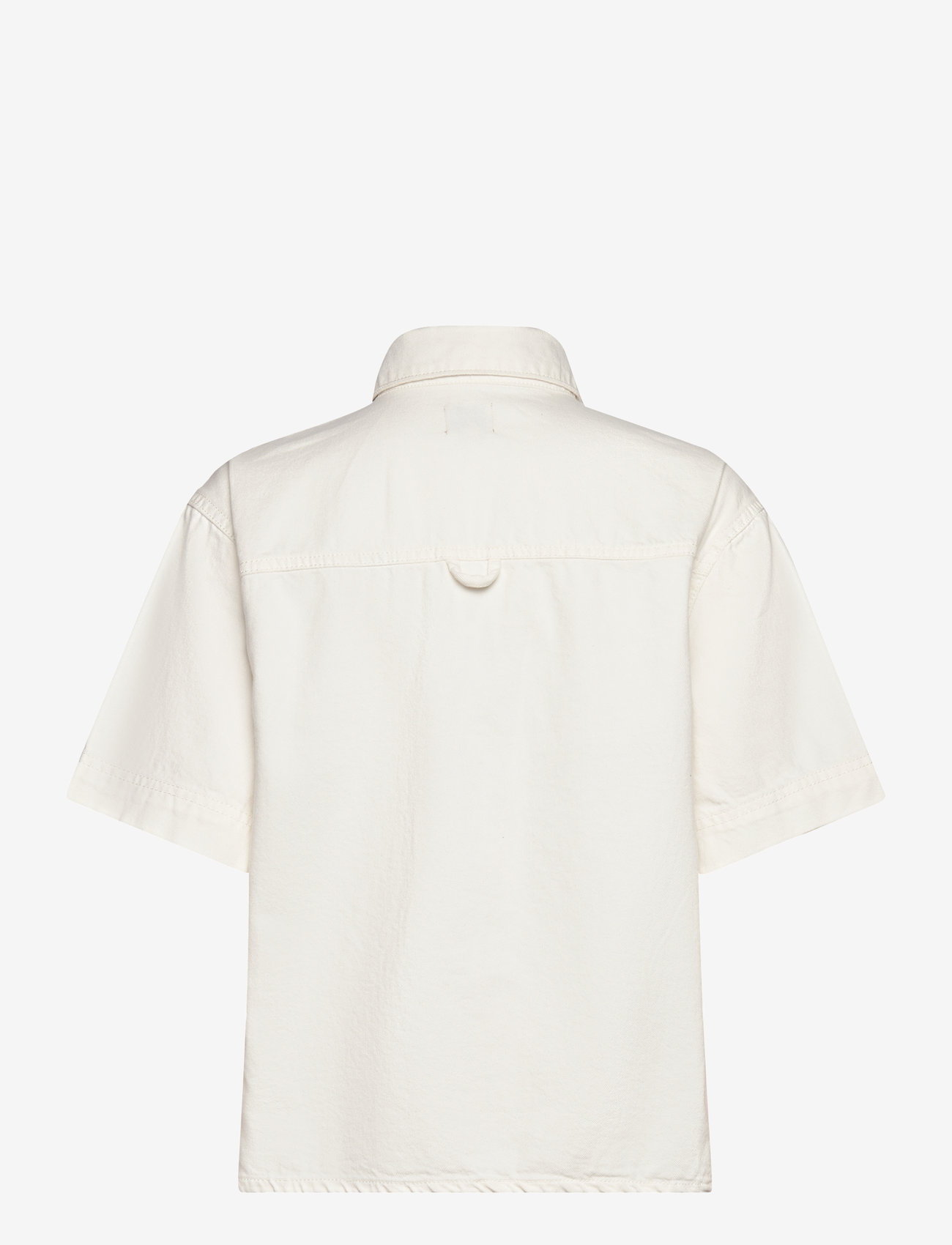 French Connection - FINLEY DENIM SS SHIRT - jeansskjortor - ecru - 2