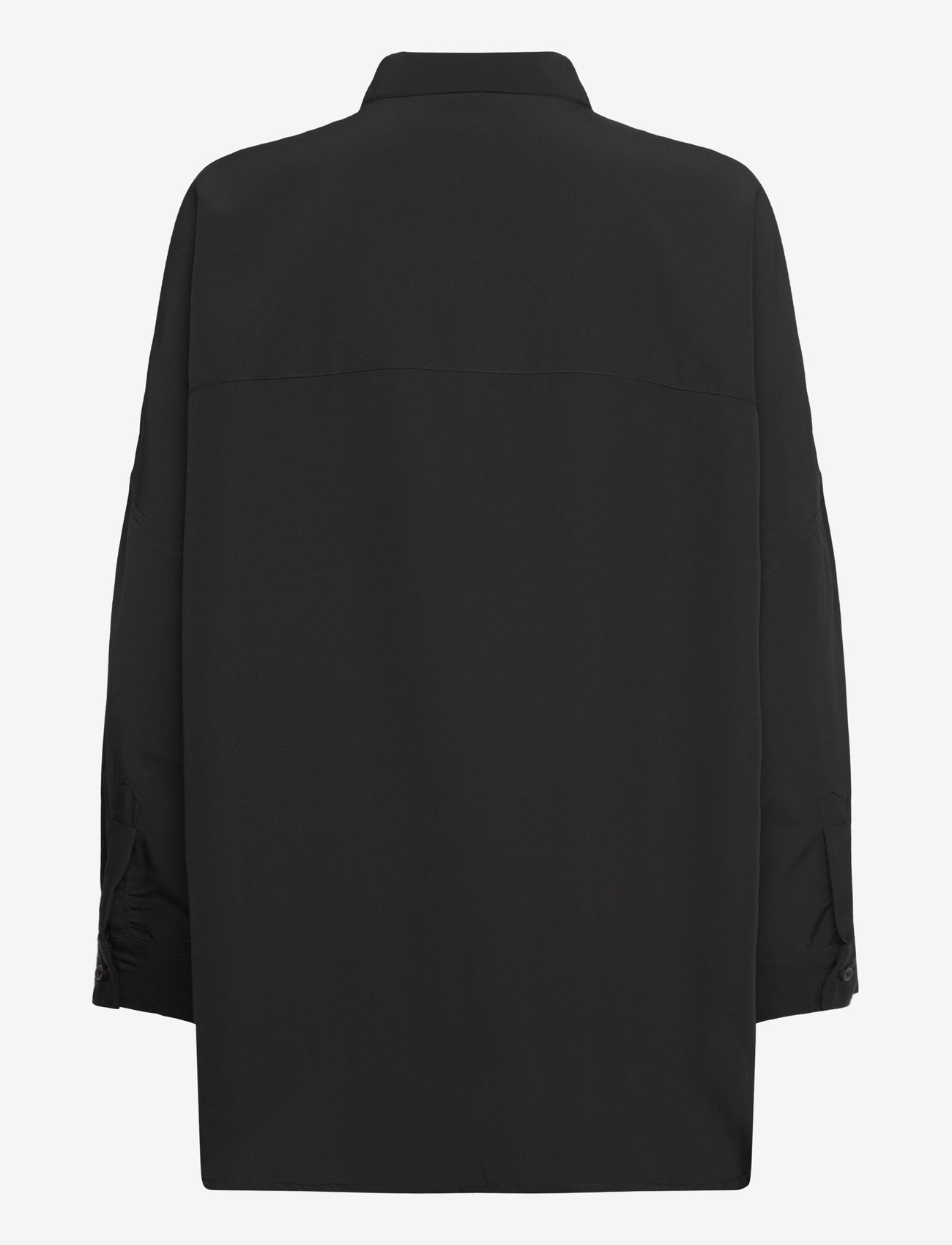 French Connection - CAPRINA CREPE LS BUTTON SHIRT - chemises à manches longues - black - 2